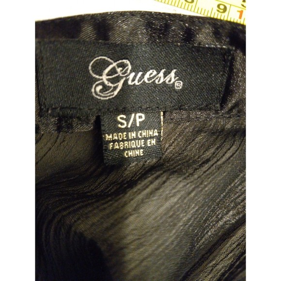 Guess womens Total sheer 3/4 sleeve Blouse‎  size small - Picture 12 of 14